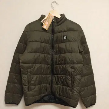 HANGTEN 충전솜 다운 자켓 포근하고 따뜻한 경량 카키