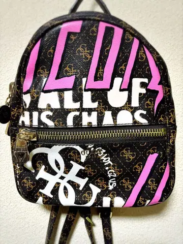 GUESS 그래픽 미니 백팩