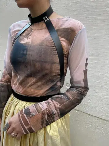 새상품 SYKIA x sahara 가죽 하네스 ameriharezick