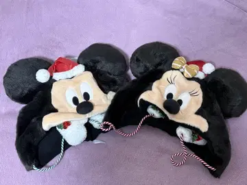 미키&미니 크리스마스 모자 팬캡