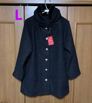 안도라부 부클레 비쥬 하프 코트 블랙 L