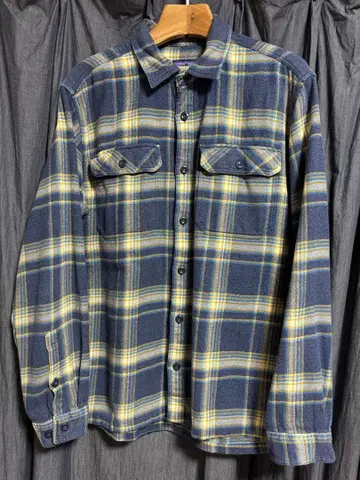 배색 양호 Patagonia 플란넬 셔츠 M 사이즈