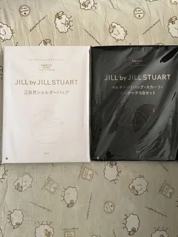 JILL BY JILL STUART 초승달 숄더백, 초호화 3종 세트.