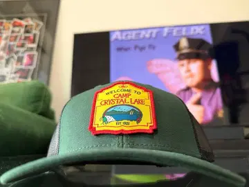 USA 영화 13일의 금요일 CAMP CRYSTAL LAKE 메쉬 캡