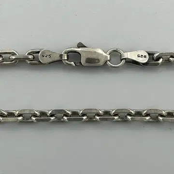 4면 컷 팥 체인 4mm 45cm 굵은 사각