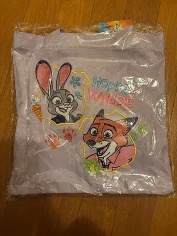 주토피아2 주디 홉스 & 닉 와일드 토트백