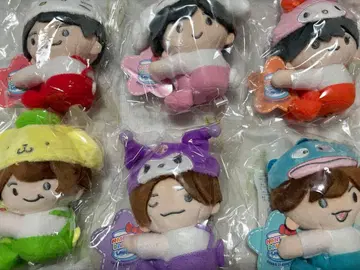 [ 미개봉 새상품 ] 나니와단시 산리오 마스코트 봉제 인형 세트