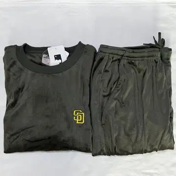 새상품 MLB 파드레스 벨로아 룸웨어 파자마 M