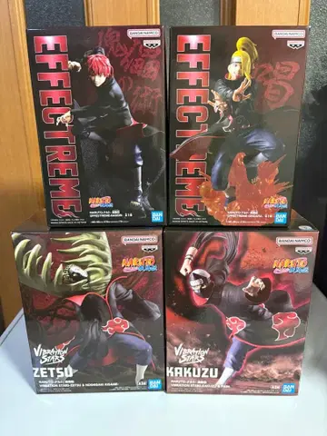 NARUTO 돌풍전 아카츠키 피규어 4개 세트