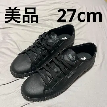 새상품급 27cm 푸마 스니커즈 에버 로우프로 올블랙