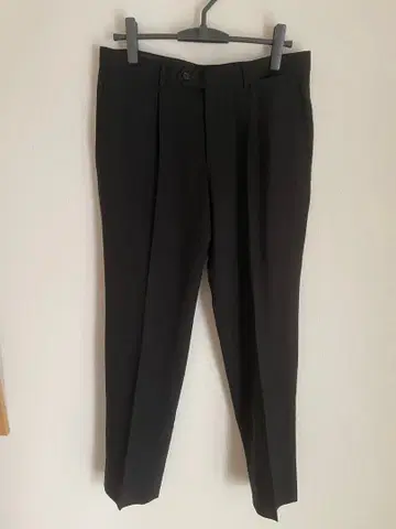 edifice 울 100% 슬랙스 블랙 슬림핏