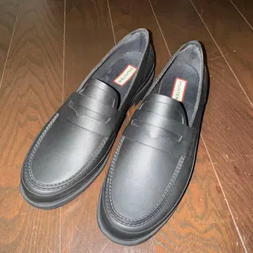 HUNTER 헌터 로퍼 방수 27cm UK8 블랙