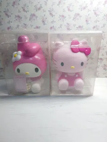 헬로키티 마이멜로디 마스코트 저금통