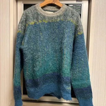 TREE JAQUARD MOHAIR SWEATER