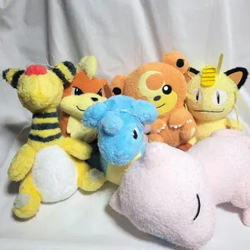 포켓몬 봉제 인형 묶음 판매 덴트라 라프라스 윈디 꾸꾸리 뮤우