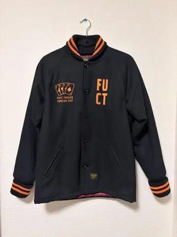 FUCT SSDD 팩트 harley davidson 바시티 자켓 M