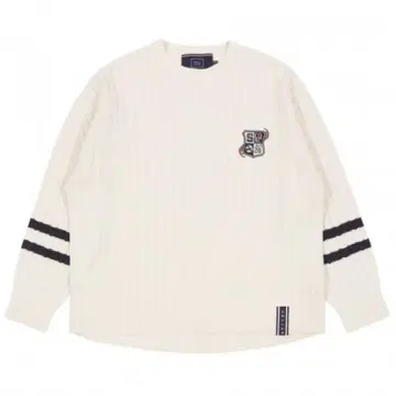 ROMANTIC CROWN 화이트 니트