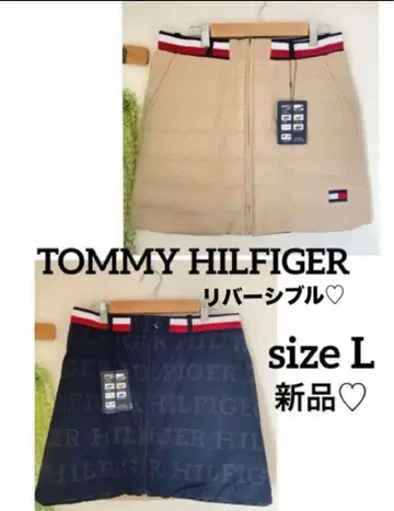 [ 새상품 ] 타미힐피거 충전솜 리버서블 스커트 새상품 sizeL
