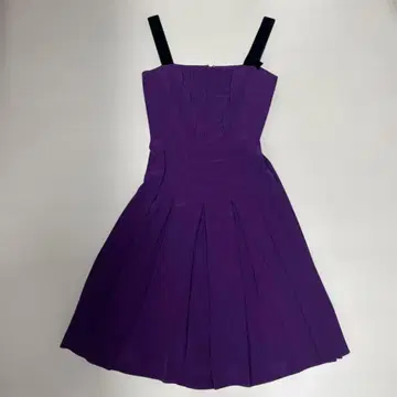 DEREK LAM 보라색 슬리브리스 원피스 38