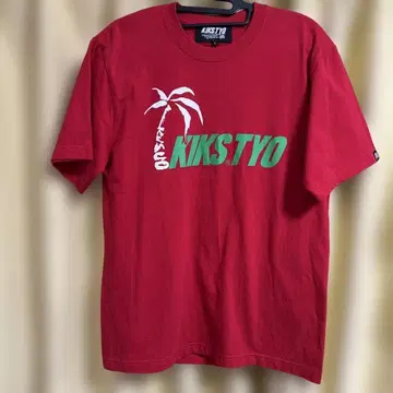 KIKSTYO x 규슈 남자 T셔츠 레드