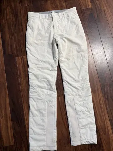 아디다스 adidas 화이트 팬츠 남성용 L 사이즈