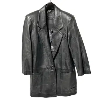 새상품급 [ 빈티지 ] 가죽 자켓 더블 천연 가죽 (F)