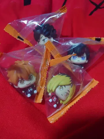 하이큐!! 애니메이션 캐릭터 미니 피규어 4체 세트