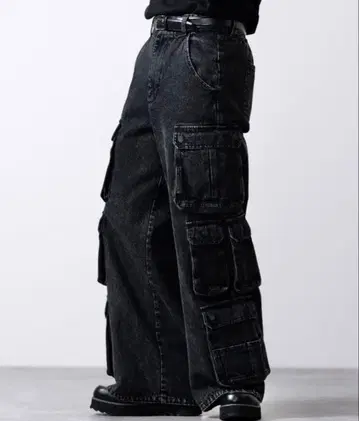 clel 3D Many Pocket Denim Cargo