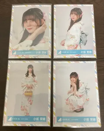 코사카 나오 히나타자카46 2022 유카타 의상 브로마이드 4종 컴프
