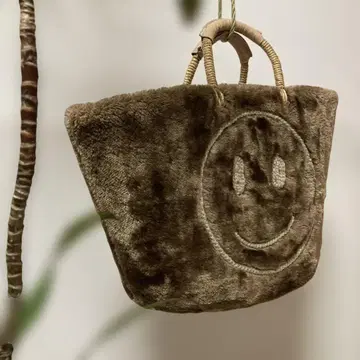 Fatima morocco 파티마모로코 에코 퍼 바스켓백