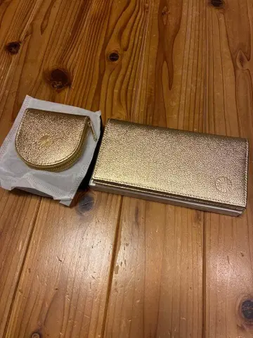 미사용 새상품 황궁 지갑 장지갑 동전 지갑 세트 골드