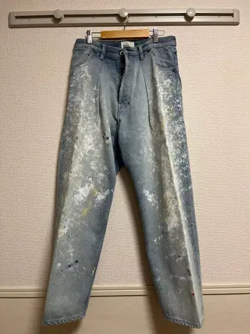 HERILL 15oz 데님 택 스플래시 4PK 데님 팬츠