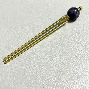 칸자시야 wargo 천연옥 이수비녀 자수정 아메지스트