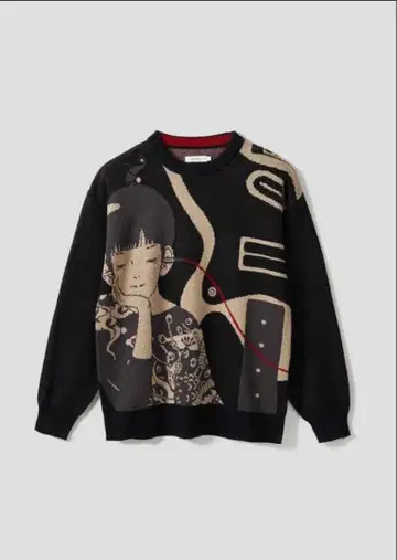 그라니프 Re:연결되는 워셔블 자카드 니트 M 사이즈 나카무라 유스케