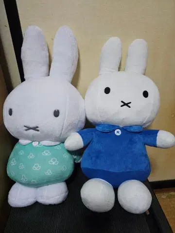 미피 봉제 인형 2체 세트
