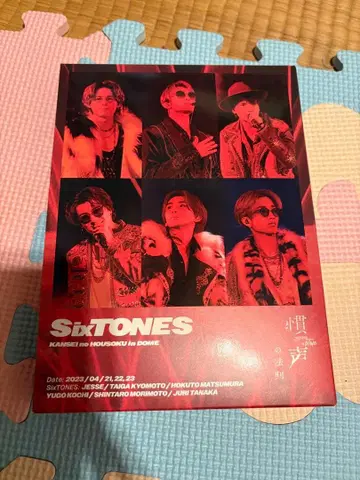 SixTONES 관성의 법칙 초회 한정판 Blu-ray
