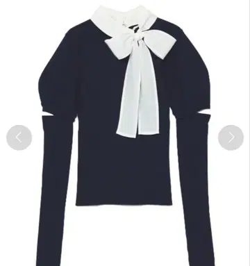 SNIDEL/보타이 암워머 니트 풀오버