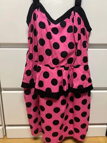 rienda 도트 미니 원피스