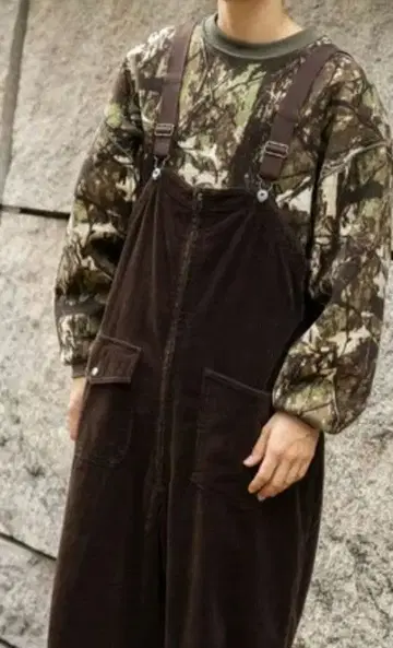 코듀로이 오버롤