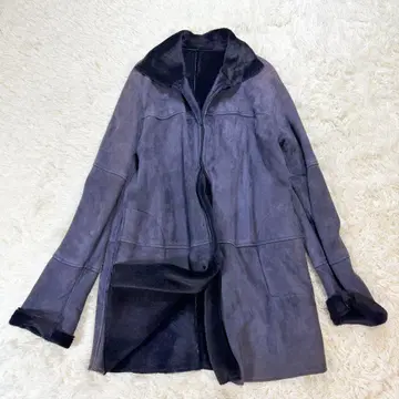 크리스찬 오자르 리얼 무스탕 코트 양가죽 보아 롱 기장