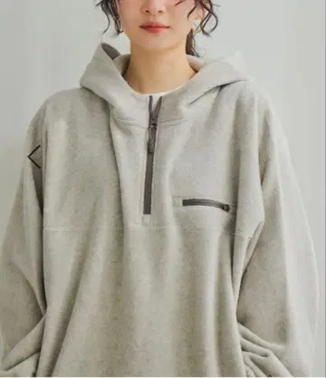 니코앤드 소프트 플리스 절개 집 후드티