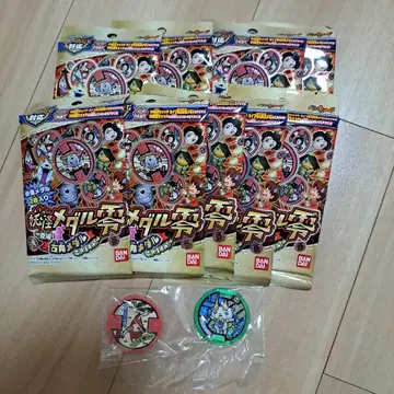 요괴워치 요괴메달 고전메달 미개봉 9팩 + 로보코마 & 카라카사오바케