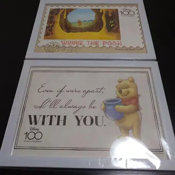 요미우리 신문 디즈니 100주년 아트 컬렉션 곰돌이 푸 2점