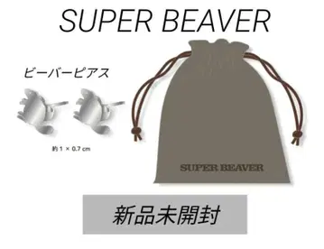 SUPER BEAVER 귀걸이 오리지널 파우치 포함 새상품