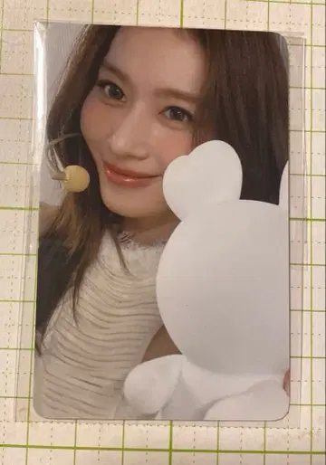 TWICE 실리콘 라이트 트레이딩 카드 사나