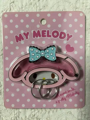 마이멜로디 다이컷 프레임 키링