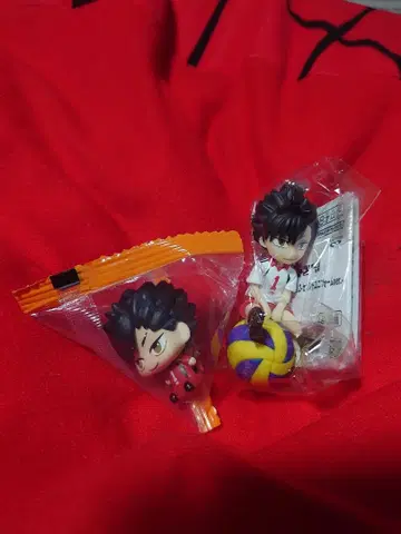 하이큐!! 배구 선수 미니 피규어 2개 세트