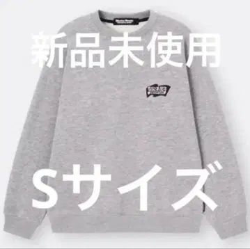 GU x 나니와단시 맨투맨 풀오버 그레이 S 사이즈