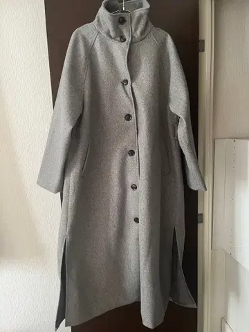 미사용 새상품 blate 스탠드 카라 코트 그레이