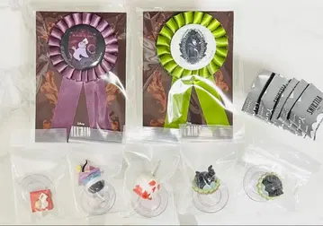 디즈니 빌런즈 케이크 피규어 로제트 세트